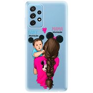 iSaprio Mama Mouse Brunette and Boy for Samsung Galaxy A72 - Phone Cover