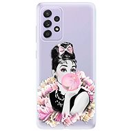 iSaprio Pink Bubble for Samsung Galaxy A52 - Phone Cover