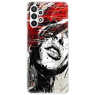 iSaprio Sketch Face for Samsung Galaxy A32 LTE - Phone Cover