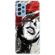iSaprio Sketch Face for Samsung Galaxy A72 - Phone Cover