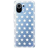 iSaprio Stars Pattern - White for Xiaomi Mi 11 - Phone Cover