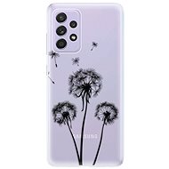 iSaprio Three Dandelions - Black for Samsung Galaxy A52 - Phone Cover