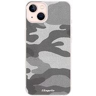 iSaprio Gray Camuflage 02 for iPhone 13 - Phone Cover