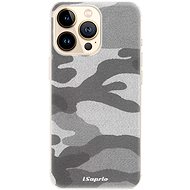 iSaprio Gray Camuflage 02 for iPhone 13 Pro - Phone Cover