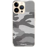 iSaprio Gray Camuflage 02 for iPhone 13 Pro Max - Phone Cover