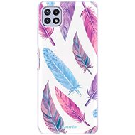 iSaprio Feather Pattern 10 for Samsung Galaxy A22 5G - Phone Cover