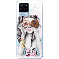iSaprio Donuts 10 for Realme 8 / 8 Pro - Phone Cover
