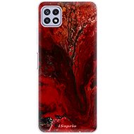 iSaprio RedMarble 17 for Samsung Galaxy A22 5G - Phone Cover