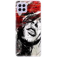 iSaprio Sketch Face for Samsung Galaxy A22 - Phone Cover
