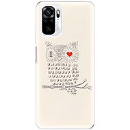 iSaprio I Love You 01 for Xiaomi Redmi Note 10 / Note 10S - Phone Cover