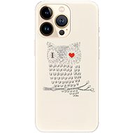 iSaprio I Love You 01 for iPhone 13 Pro - Phone Cover