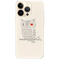 iSaprio I Love You 01 for iPhone 13 Pro Max - Phone Cover