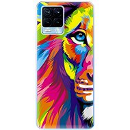 iSaprio Rainbow Lion for Realme 8 / 8 Pro - Phone Cover
