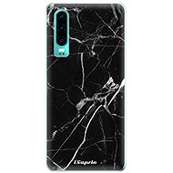 iSaprio Black Marble for Huawei P30 - Phone Cover