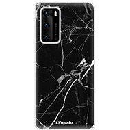 iSaprio Black Marble for Huawei P40 - Phone Cover