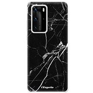 iSaprio Black Marble for Huawei P40 Pro - Phone Cover