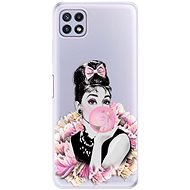 iSaprio Pink Bubble for Samsung Galaxy A22 5G - Phone Cover