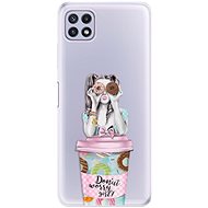 iSaprio Donut Worry for Samsung Galaxy A22 5G - Phone Cover