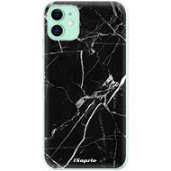 iSaprio Black Marble for iPhone 11 - Phone Cover