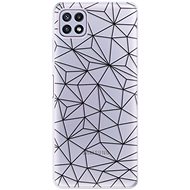 iSaprio Abstract Triangles 03 - black for Samsung Galaxy A22 5G - Phone Cover