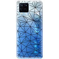 iSaprio Abstract Triangles 03 - black for Realme 8 / 8 Pro - Phone Cover