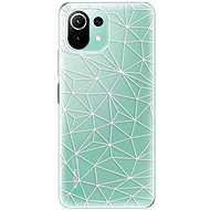 iSaprio Abstract Triangles 03 - white for Xiaomi Mi 11 Lite - Phone Cover
