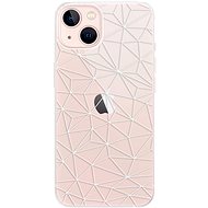 iSaprio Abstract Triangles 03 - white for iPhone 13 - Phone Cover