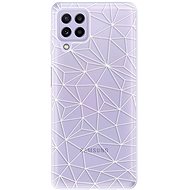 iSaprio Abstract Triangles 03 - White for Samsung Galaxy A22 - Phone Cover