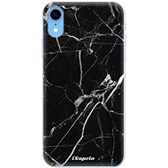 iSaprio Black Marble for iPhone Xr - Phone Cover