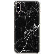 iSaprio Black Marble for iPhone XS - Phone Cover