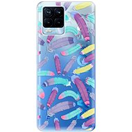 iSaprio Feather Pattern 01 for Realme 8 / 8 Pro - Phone Cover