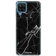 iSaprio Black Marble for Samsung Galaxy A12 - Phone Cover