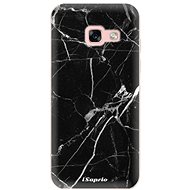 iSaprio Black Marble for Samsung Galaxy A3 2017 - Phone Cover
