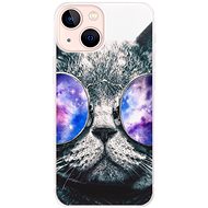 iSaprio Galaxy Cat for iPhone 13 mini - Phone Cover
