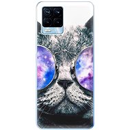 iSaprio Galaxy Cat for Realme 8 / 8 Pro - Phone Cover
