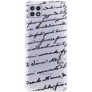iSaprio Handwriting 01 - black for Samsung Galaxy A22 5G - Phone Cover