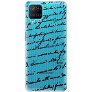 iSaprio Handwriting 01 - black for Samsung Galaxy M12 - Phone Cover