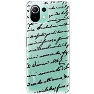 iSaprio Handwriting 01 - black for Xiaomi Mi 11 Lite - Phone Cover