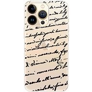 iSaprio Handwriting 01 - black for iPhone 13 Pro Max - Phone Cover