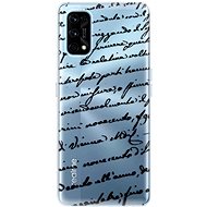 iSaprio Handwriting 01 - black for Realme 7 Pro - Phone Cover