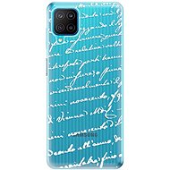 iSaprio Handwriting 01 - white for Samsung Galaxy M12 - Phone Cover