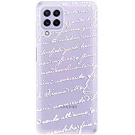 iSaprio Handwriting 01 - white for Samsung Galaxy A22 - Phone Cover