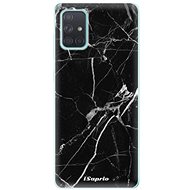 iSaprio Black Marble for Samsung Galaxy A71 - Phone Cover
