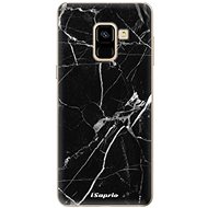 iSaprio Black Marble for Samsung Galaxy A8 2018 - Phone Cover
