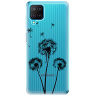 iSaprio Three Dandelions - black for Samsung Galaxy M12 - Phone Cover