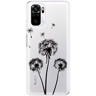 iSaprio Three Dandelions - black for Xiaomi Redmi Note 10 / Note 10S - Phone Cover