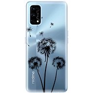 iSaprio Three Dandelions - black for Realme 7 Pro - Phone Cover