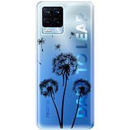 iSaprio Three Dandelions - black for Realme 8 / 8 Pro - Phone Cover