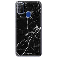 iSaprio Black Marble for Samsung Galaxy M21 - Phone Cover