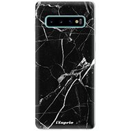iSaprio Black Marble for Samsung Galaxy S10 - Phone Cover